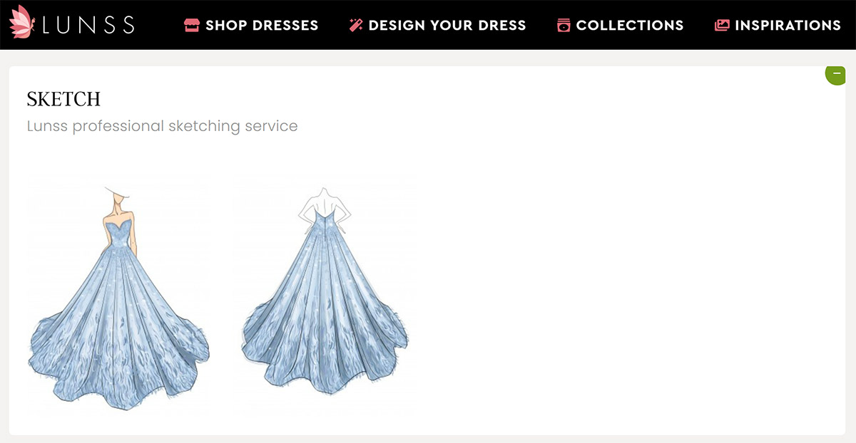 How to Design a Dress Online - Lunss