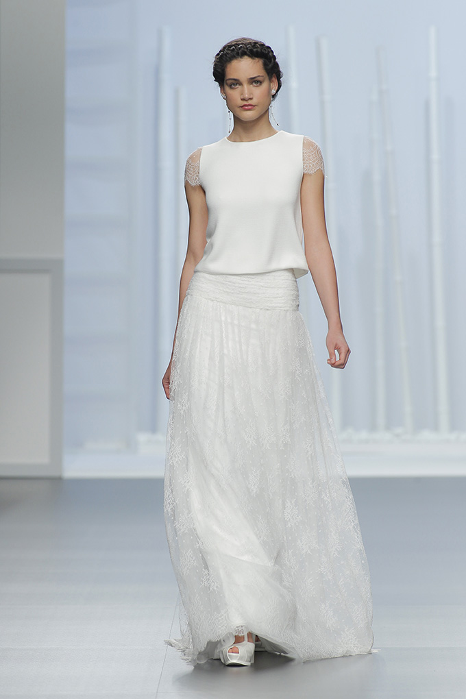 Popular trend 2016 for wedding dress rosa clara two piece