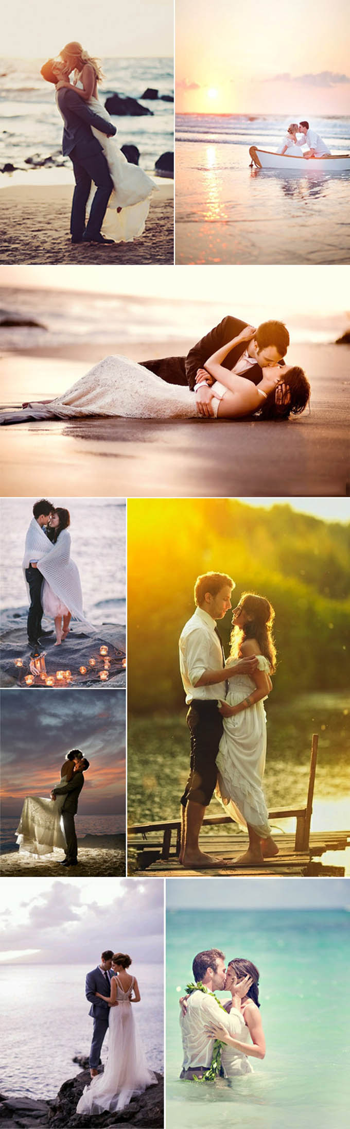 beach wedding photo