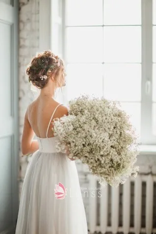 spaghetti straps bridal shower gown spaghetti straps bridal shower gown