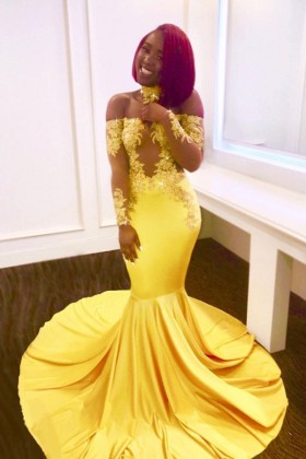 Yellow special occasion best sale dresses