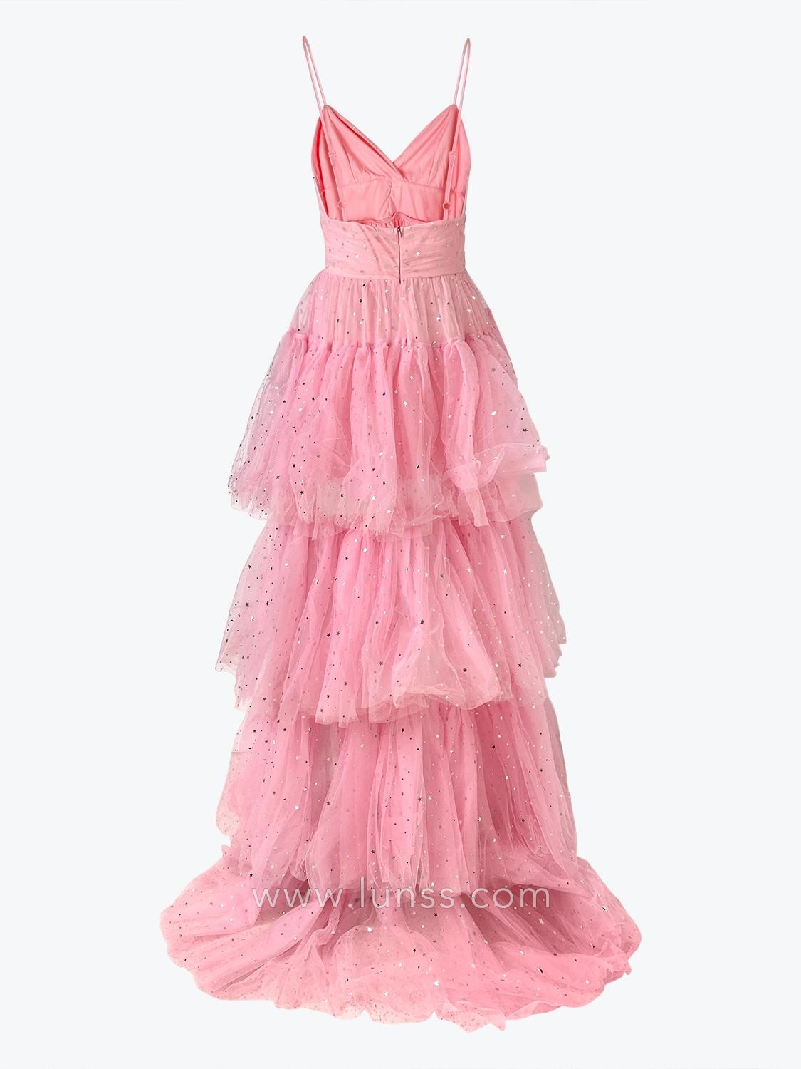 glitter tulle tiered prom party dress glitter tulle tiered prom party dress