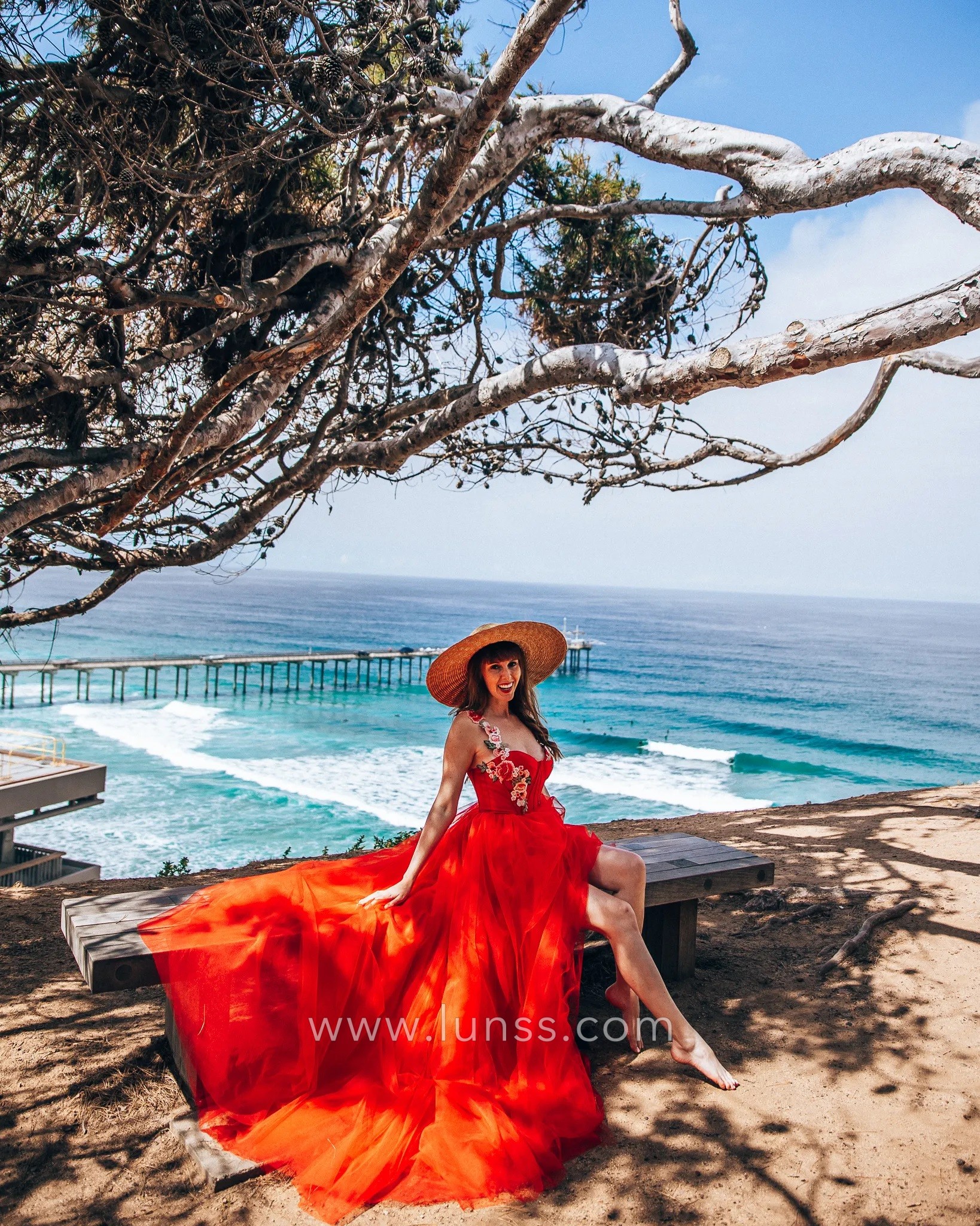 fairy red tulle corset formal dress with flower straps fairy red tulle corset formal dress with flower straps