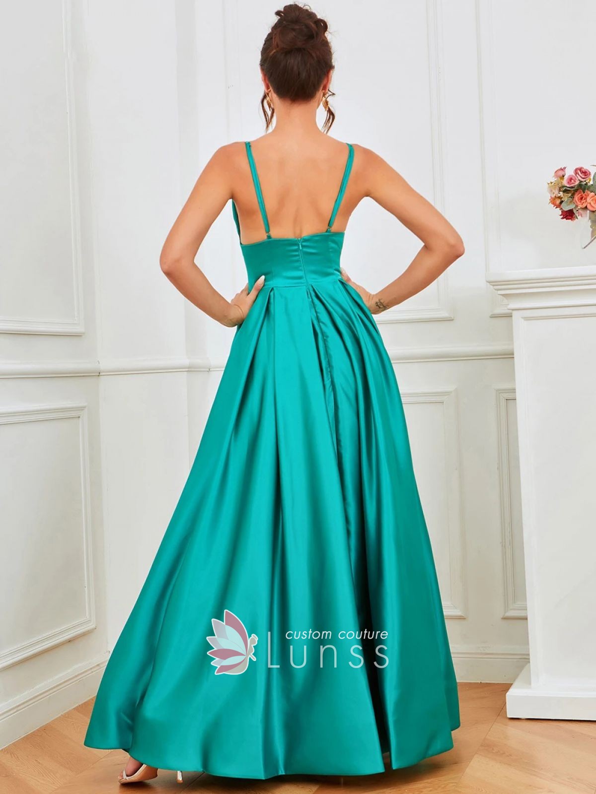 turquoise satin maxi dress turquoise satin maxi dress