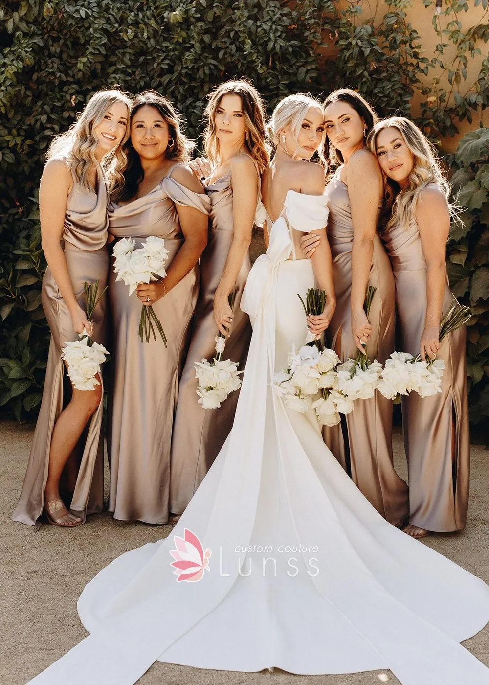low back with large size decoration and a chape train mermaid wedding dress low back with large size decoration and a chape train mermaid wedding dress