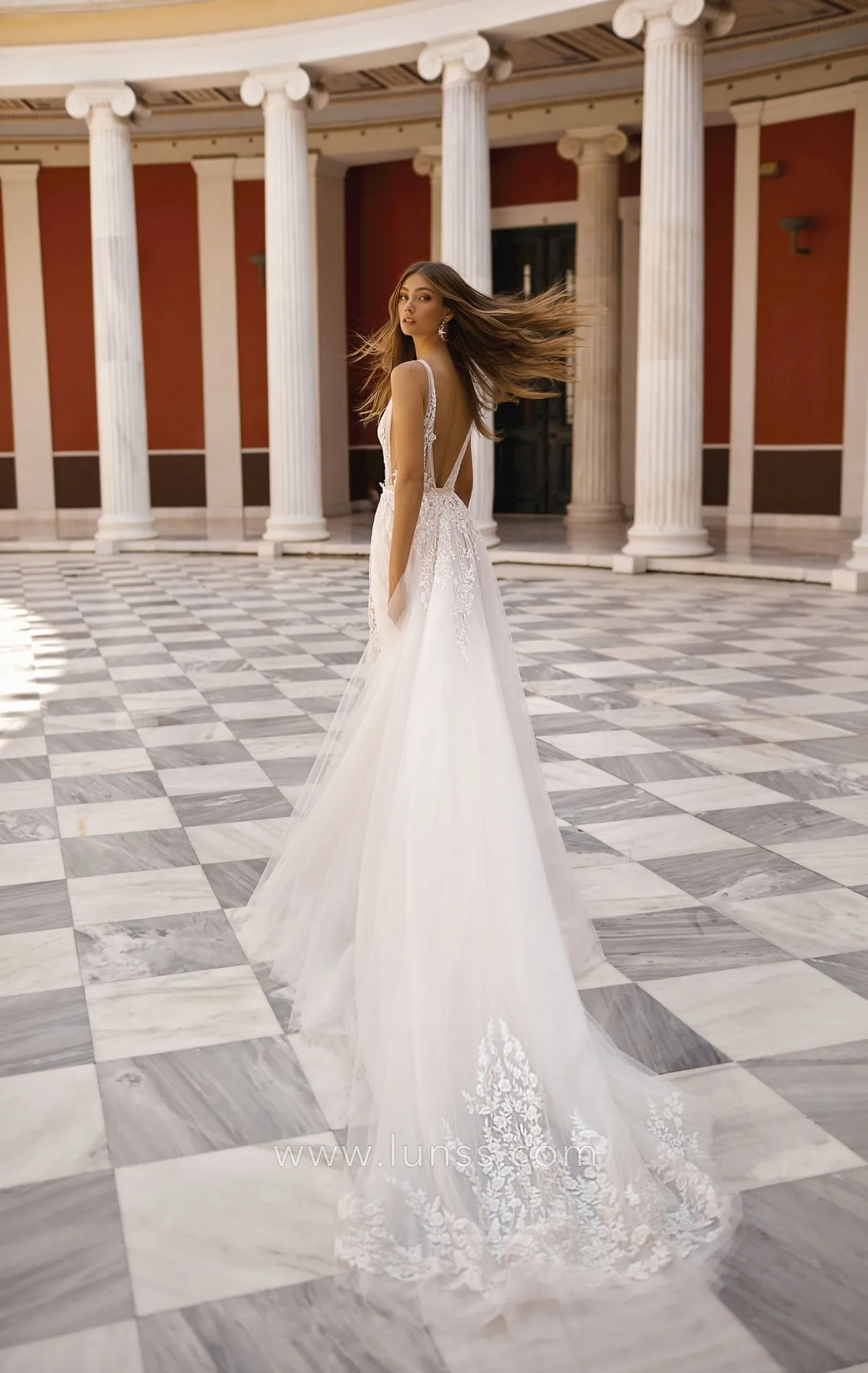 MERMAID'S CLOSET Maxi Abito Lungo Con Spalle Scoperte In Pizzo Floreale – Eleganza Boho Per Invitata A Matrimonio