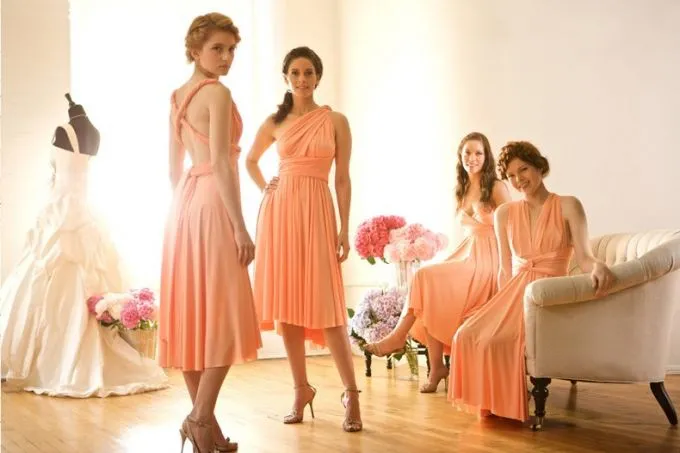 soft bridesmaid dresses