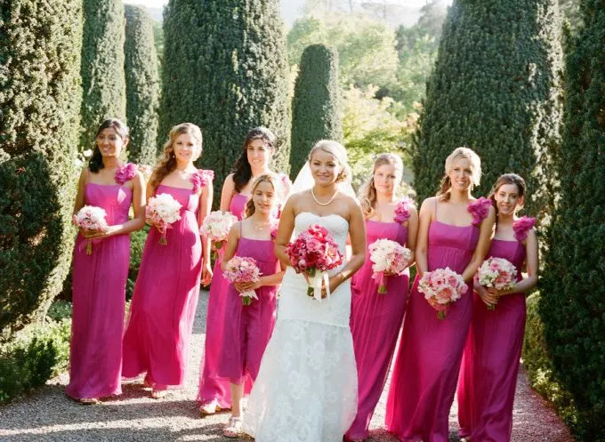 A line long bridesmaid dresses