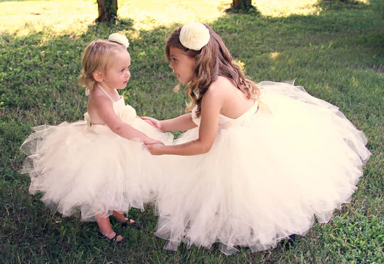 tulle flower girl dress