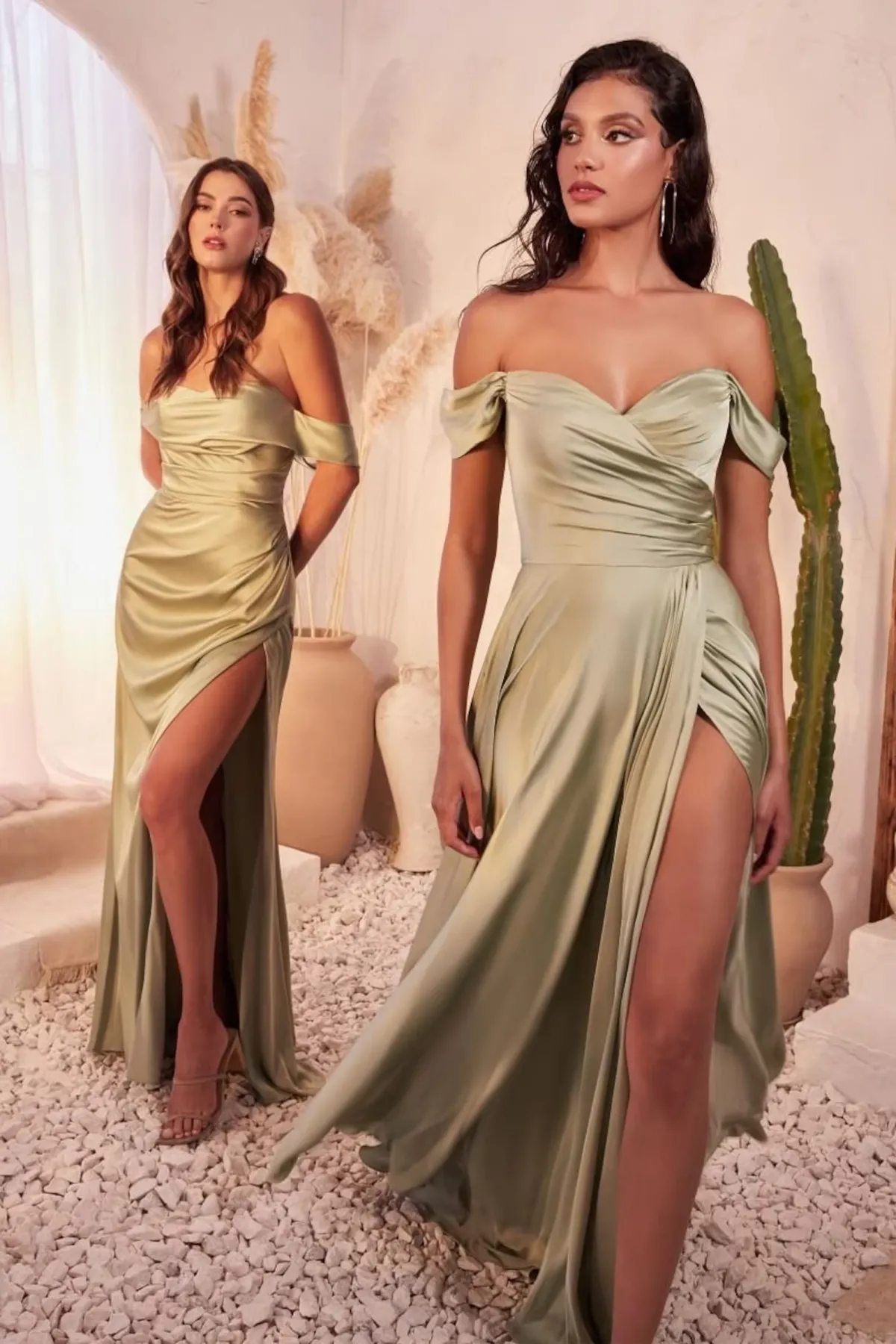 draped satin off shoulder mermaid wedding guest dress draped satin off shoulder mermaid wedding guest dress