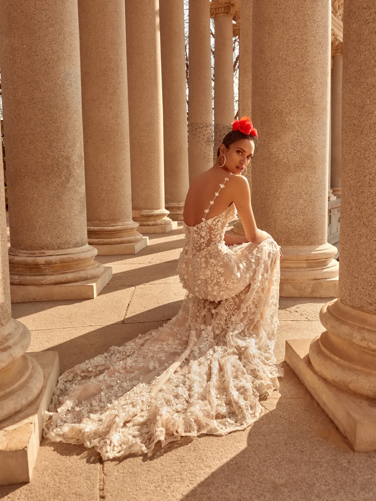 3d flower lace designer wedding dress with chapel train 3d flower lace designer wedding dress with chapel train