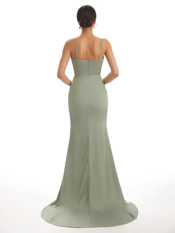 Lemon grass mermaid bridesmaid dress Lemon grass mermaid bridesmaid dress