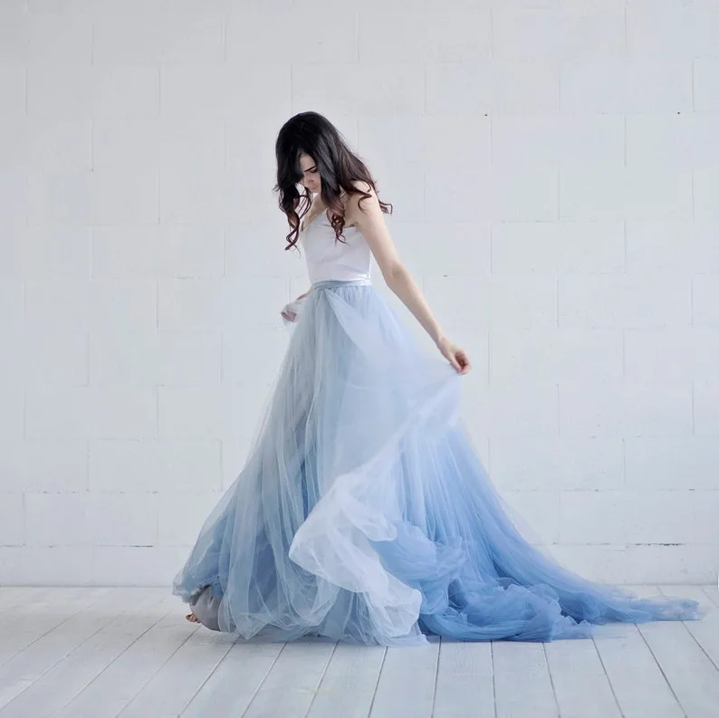 dusty blue puffy wedding skirt dusty blue puffy wedding skirt