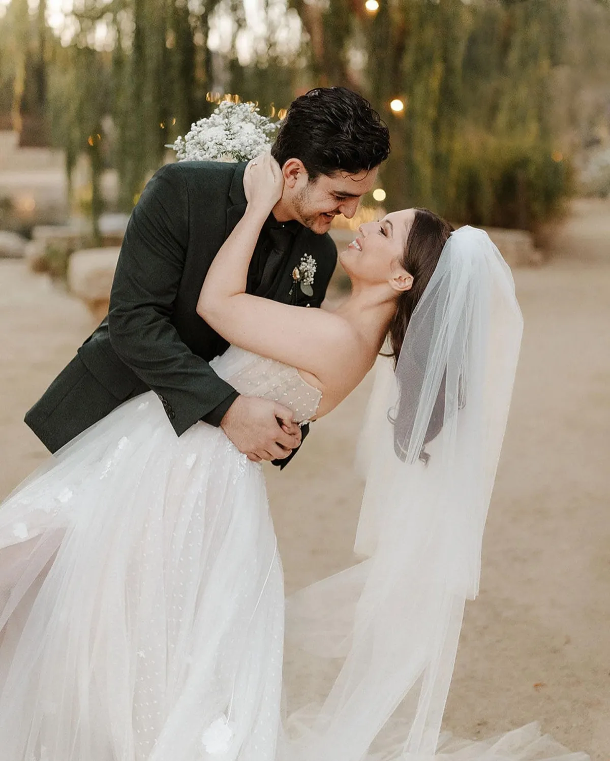 6Samantha Hanratty floral dot tulle romantic bridal dress 6Samantha Hanratty floral dot tulle romantic bridal dress