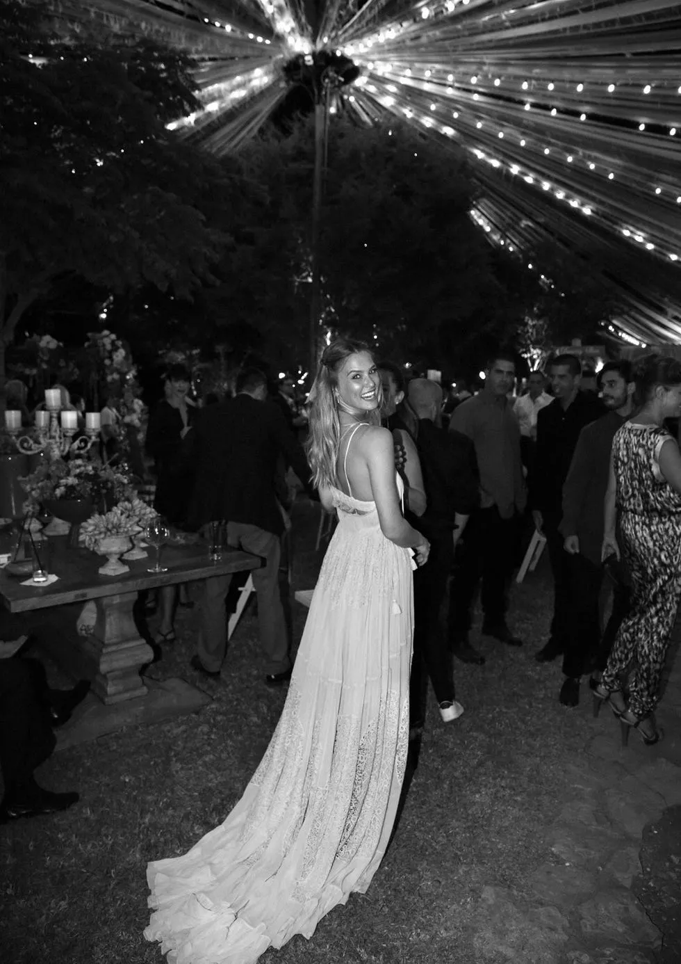 Bar Refaeli spaghetti straps boho wedding dress Bar Refaeli spaghetti straps boho wedding dress