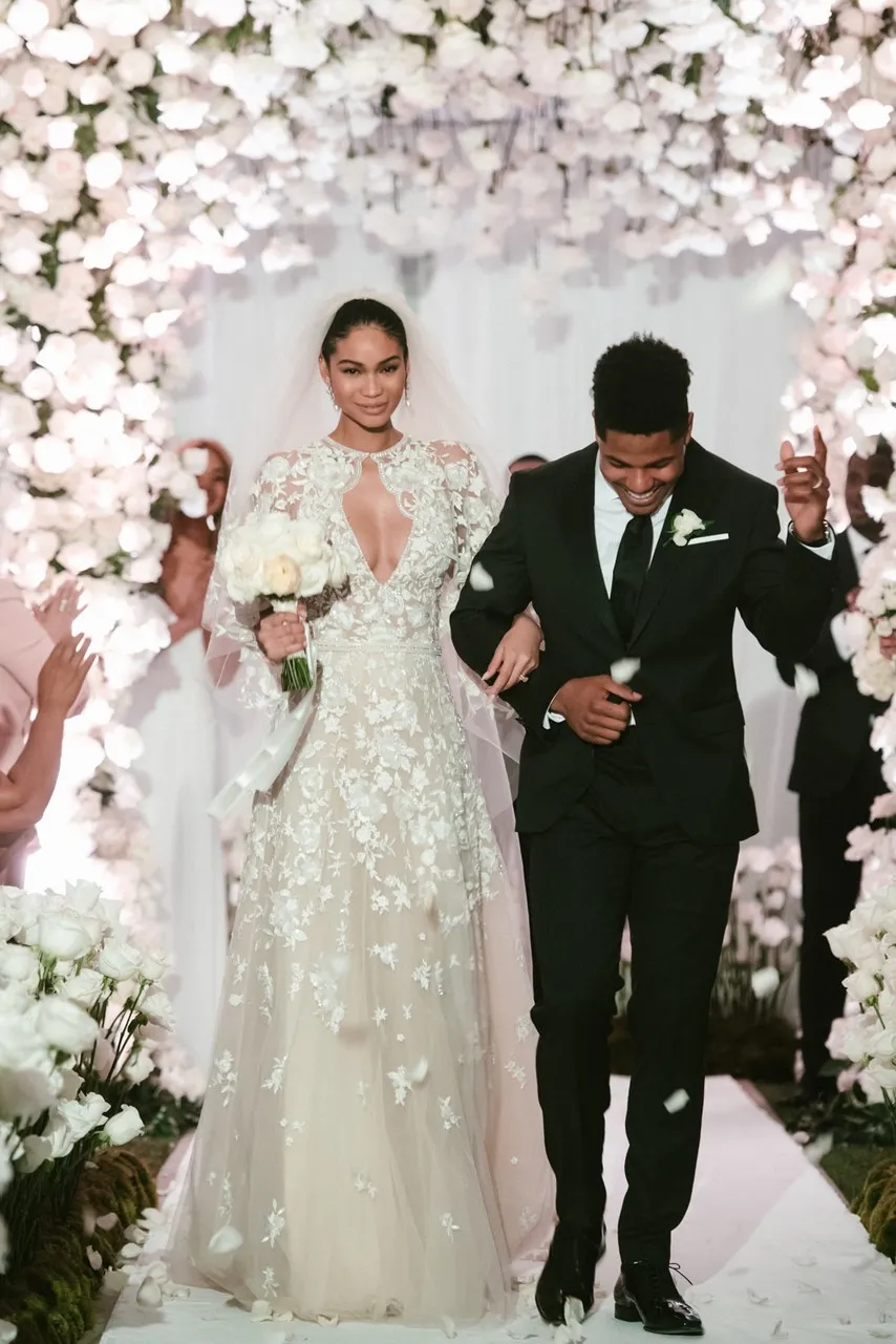 Chanel Iman wedding dress Chanel Iman wedding dress