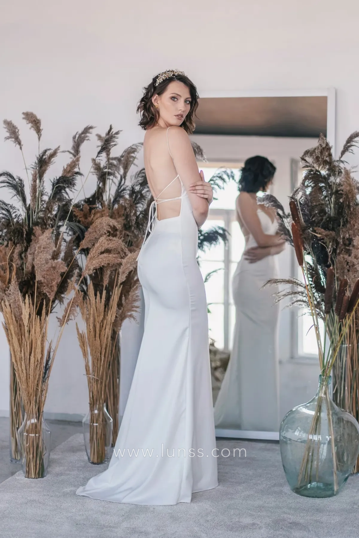 backless sheath slip summer wedding dress backless sheath slip summer wedding dress