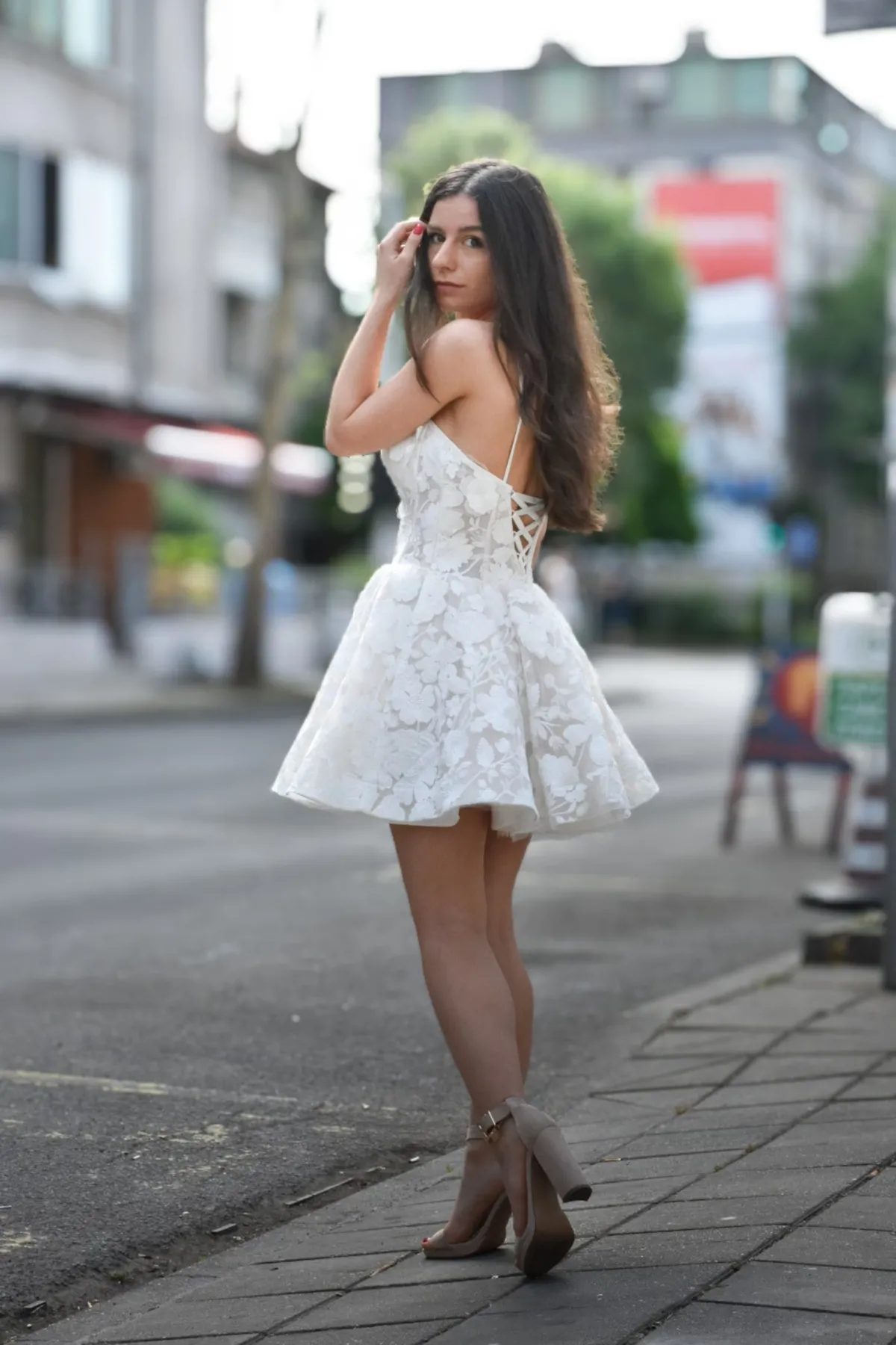 floral lace corset mini summer beach bridal dress floral lace corset mini summer beach bridal dress