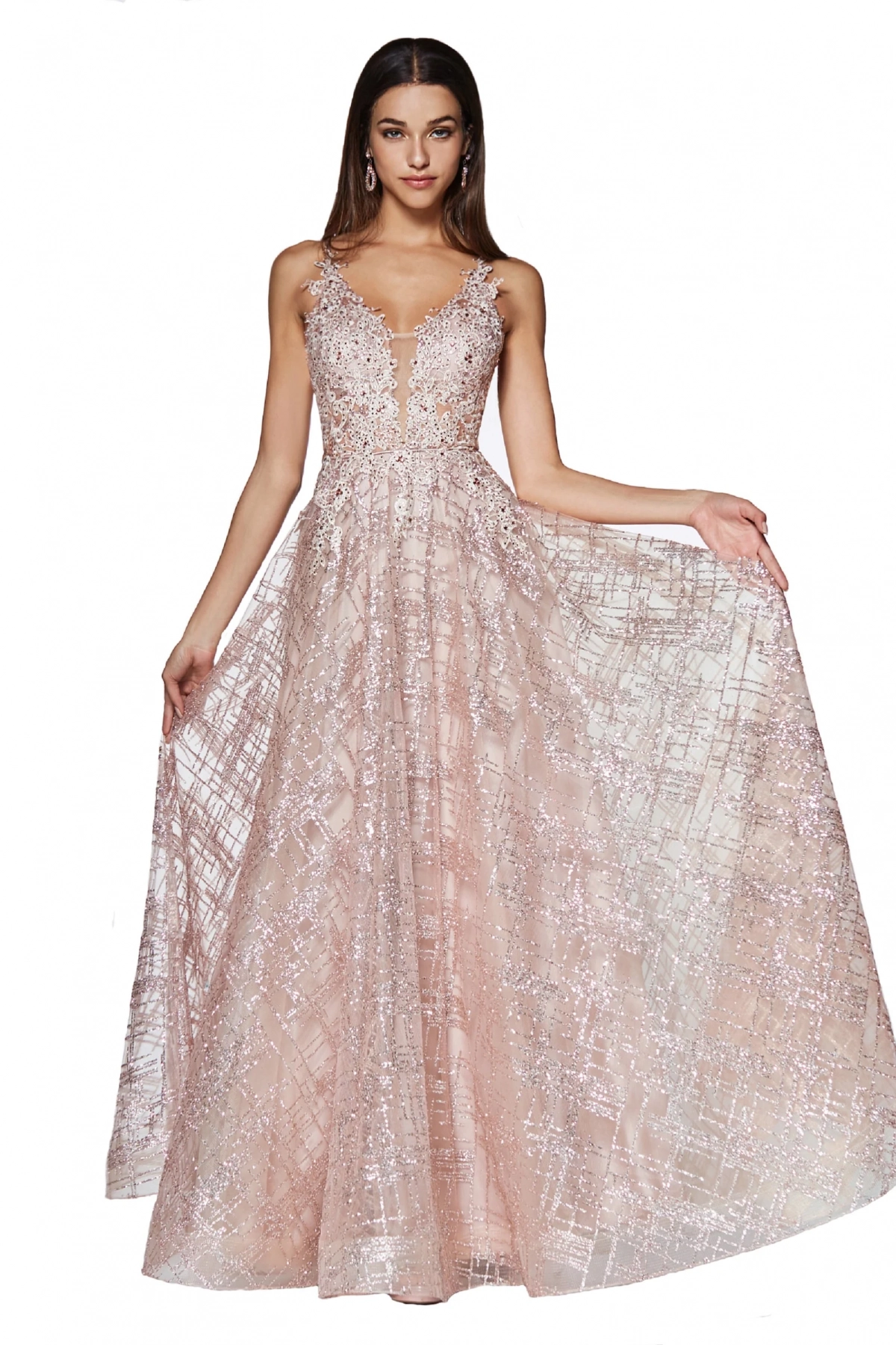 rose gold plunging neck glitter wedding guest dress rose gold plunging neck glitter wedding guest dress