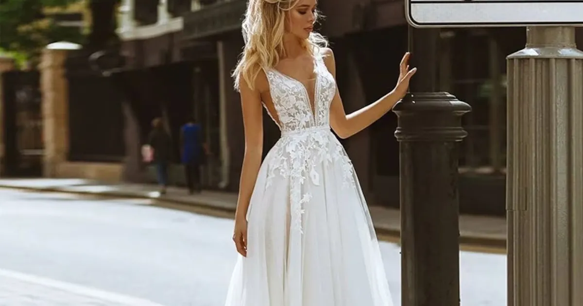 princess polly baby blue dress Arbor Corset A-line Wedding Dress Vintage Style Lace Claire Pettibone