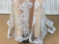 floral white lace appliques