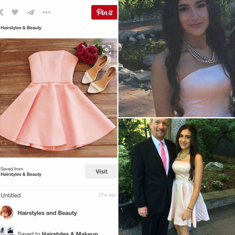 A Copied Little Pink Short Dress From Pinterest