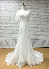 elegant lace wedding dress