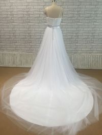 button back wedding dress