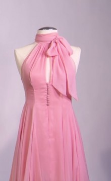 cheap pink chiffon dress