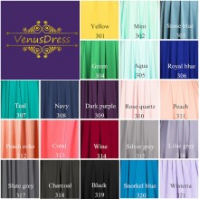 chiffon color