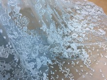 floral blue lace