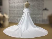 Satin and Lace Wedding Dress