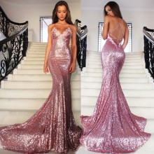 sparkle sequin prom dress