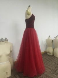 Dark Red Prom Dress