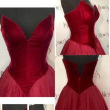 dark red velvet