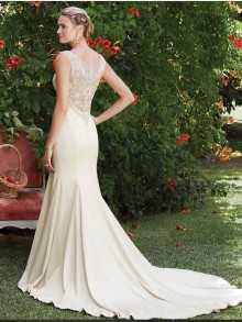 illusion mermaid prom dress