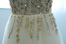 Golden Champagne beads