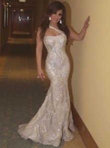 beaded dress
