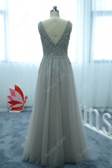 gorgeous pearls beaded dress