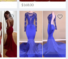 long sleeve sheer prom dress