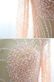 luxury pearls beaded top