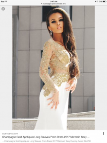 lace top satin prom dress