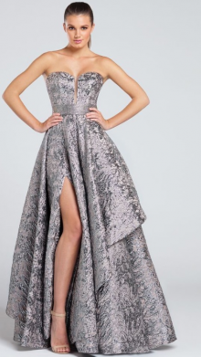 side slit prom dress