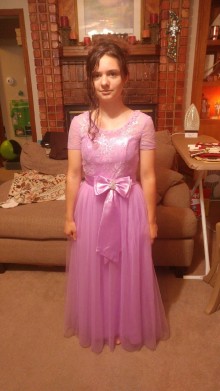Cleverish Floor length Tulle Bridesmaid Dress