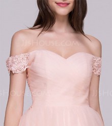 off the shoulder neckline