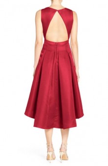 cutout back dress
