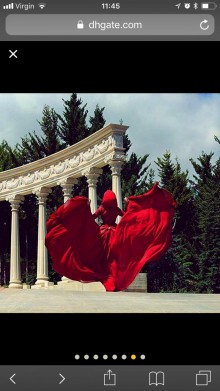 ruby prom dress