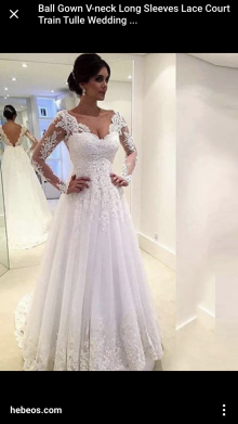 scalloped prom dress