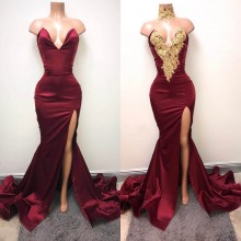 maroon dress