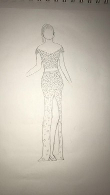 dress sketch